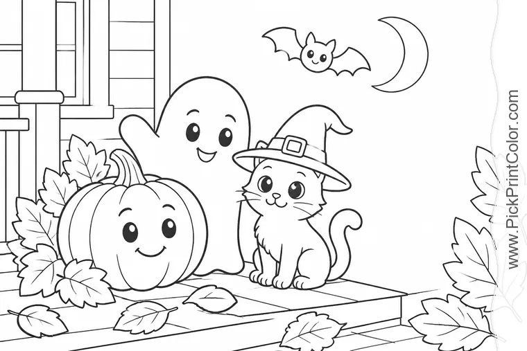 Halloween coloring pages