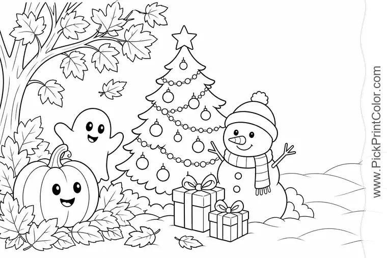 Holidays & Seasons coloring pages
